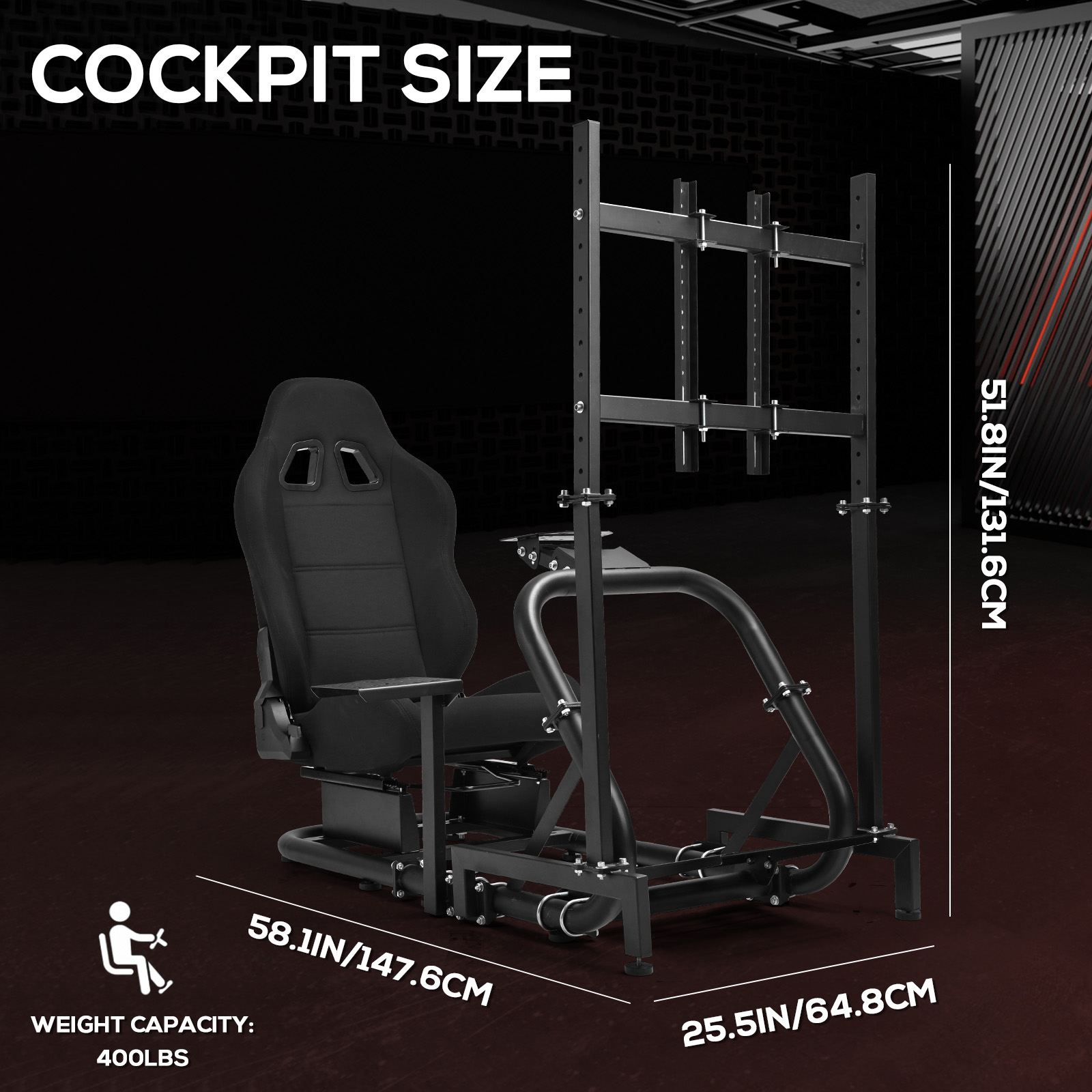 Cockpit Del Simulatore Racing GTRacer Di Livello Successivo Volante Thrustmaster T248 Per Ps4 Ps5 Pc